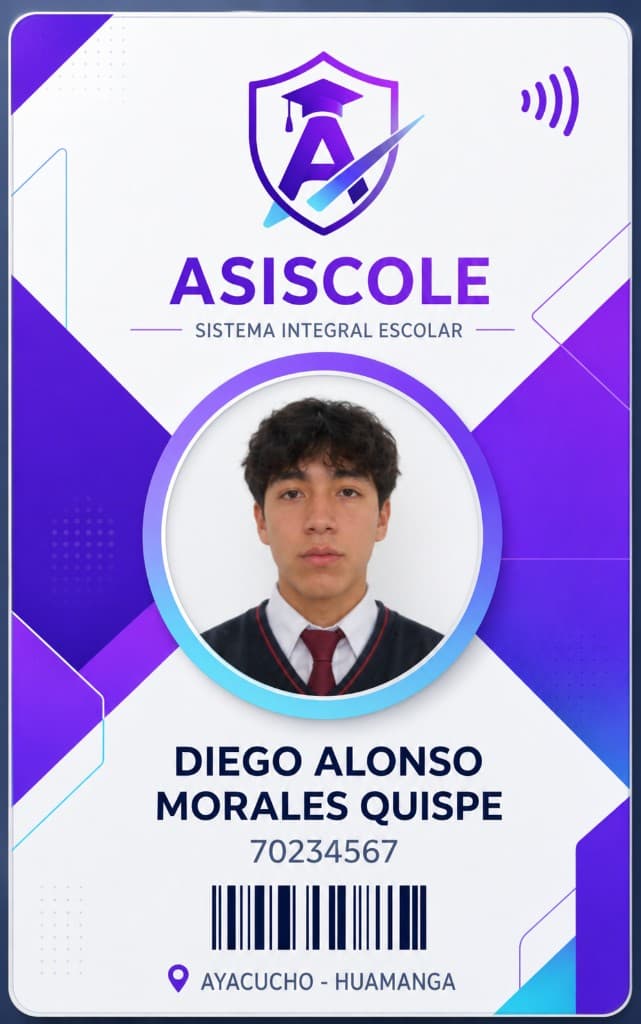 Ejemplo de carnet Asiscole